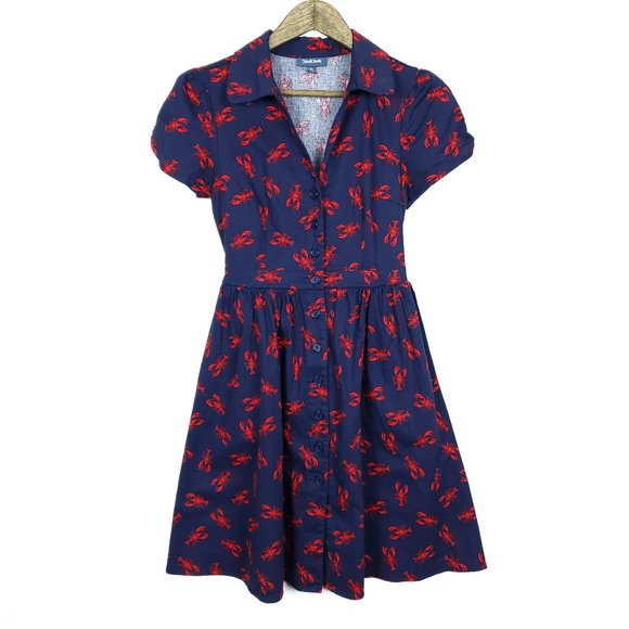 Modcloth Dresses & Skirts - ModCloth Summer School Cool Lobster Shirt Dress